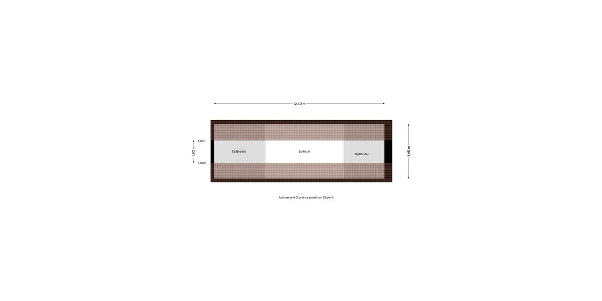 Grundriss Spitzboden