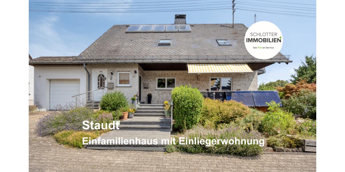 Freistehendes Einfamilienhaus mit Einliegerwohnung - Einliegerwohnung Staudt | Angebot:27120339