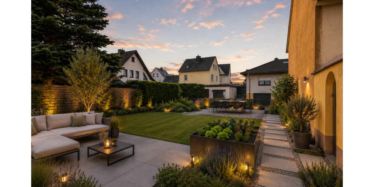 Visualisierung Garten nach Neuanlegung