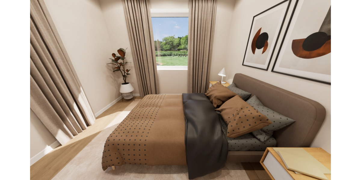 Erdgeschosswohnung Schlafzimmer 1